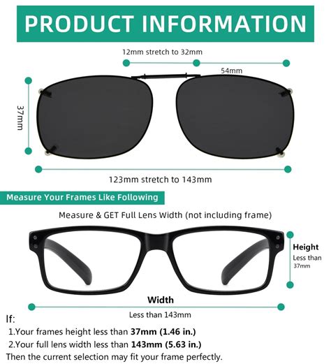 solar shield clip on sunglasses|solar shield size chart.